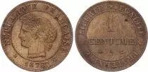 Francia 1 Centime Ceres - 1872 A Paris
