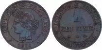 Francia 1 Centime Ceres - 1874 A Paris - anchor