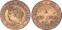 Francia 1 Centime Ceres - 1874 A Paris