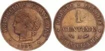 Francia 1 Centime Ceres - 1885 A Paris - Beam