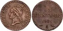 Francia 1 Centime Dupr&eacute; - An 6 A Paris - Small 6