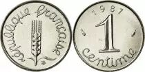 Francia 1 Centime Epi - 1987 - from UNC set
