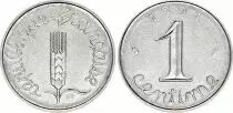 Francia 1 centime Epi - 1991 BU frappe m&eacute;daille