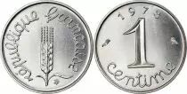 Francia 1 Centime Grain sprig - 1973 - UNC