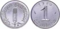 Francia 1 Centime Grain sprig - 1980 - UNC
