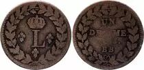 Francia 1 Decime Louis XVIII - Strasbourg Blockade - 1815 BB