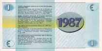 Francia 1 Ecu - Eurofest - 1987