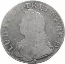 Francia 1 Ecu Louis XV crowned round arms of France with sprays - 1731 Pau