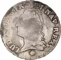Francia 1 Ecu Louis XV Old head - 1772 Q Perpignan