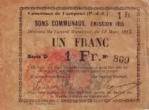 Francia 1 F Fampoux - 1915