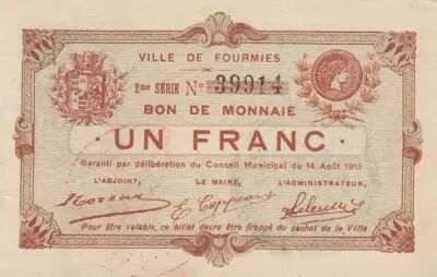 Francia 1 F Fourmies - Second serial - 14/08/1915