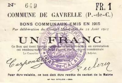Francia 1 F Gavrelle