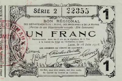 Francia 1 F Laon - 16/06/1916