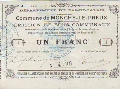 Francia 1 F Monchy-Le-Preux