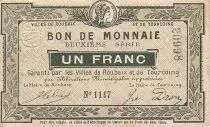 Francia 1 F Roubaix-Tourcoing Sans cachet