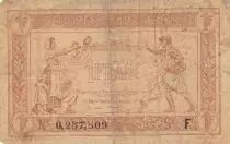Francia 1 franc - Armed Forces Treasury - Serial 0.257.509 F - 1917