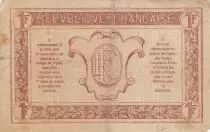 Francia 1 franc - Armed Forces Treasury - Serial 0.257.509 F - 1917