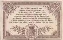 Francia 1 Franc - Bergerac Chamber of Commerce - 05-10-1914 - Seriel C