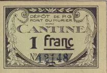 Francia 1 Franc - Cantine - D�p�t de prisonniers de guerre Fort du Murier