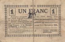 Francia 1 Franc - Chamber of Commerce - Amiens - 1915