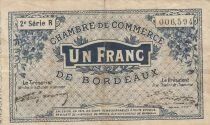 Francia 1 Franc - Chamber of Commerce - Bordeaux - 1914