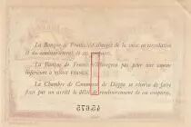 Francia 1 Franc - Chamber of Commerce - Dieppe - 1918 - Serial 45