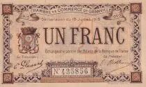 Francia 1 Franc - Chamber of Commerce - Granville - 03-10-1916
