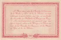 Francia 1 Franc - Chamber of Commerce - La Roche- Sur-Yon - 1915 - S&eacute;rie H