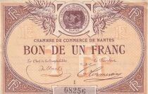 Francia 1 Franc - Chamber of Commerce - Nantes - S&eacute;rie I