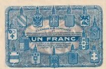Francia 1 Franc - Chamber of Commerce - Nord et Pas-deCalais - Serie B