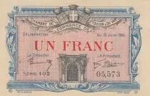 Francia 1 Franc - Chamber of Commerce - Toulon - 19-06-1916 - Serial 102