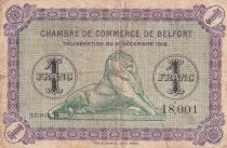 Francia 1 Franc - Chambre de Commerce - Belfort - 8&egrave;me s&eacute;rie - 21-12-1918