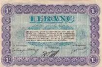 Francia 1 Franc - Chambre de Commerce - Belfort - S&eacute;rie A - 12-10-1921