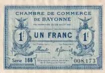 Francia 1 Franc - Chambre de Commerce - Belfort - S&eacute;rie A - 12-10-1921