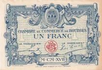 Francia 1 Franc - Chambre de Commerce - Bourges - 1917 - S&eacute;rie D