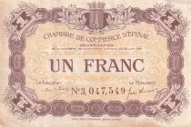 Francia 1 Franc - Chambre de commerce - &Eacute;pinal - 25-06-1921