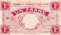Francia 1 Franc - Chambre de Commerce - Eure-et-Loir -1915