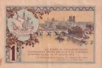 Francia 1 Franc - Chambre de commerce - Paris - 10-03-1920 - S&eacute;rie A.29