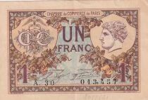 Francia 1 Franc - Chambre de commerce - Paris - 10-03-1920 - S&eacute;rie A.30