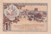 Francia 1 Franc - Chambre de commerce - Paris - 10-03-1920 - S&eacute;rie A.30