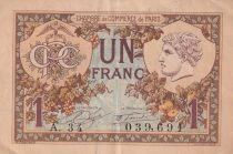 Francia 1 Franc - Chambre de commerce - Paris - 10-03-1920 - S&eacute;rie A.34