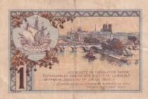 Francia 1 Franc - Chambre de commerce - Paris - 10-03-1920 - S&eacute;rie A.71