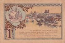 Francia 1 Franc - Chambre de commerce - Paris - 10-03-1920 - S&eacute;rie B.26
