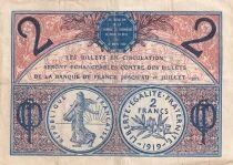 Francia 1 Franc - Chambre de commerce - Paris - 10-03-1920 - S&eacute;rie S.A10