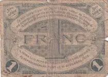 Francia 1 Franc - Chambre de Commerce - Rochefort sur Mer - 5&egrave;me s&eacute;rie -25-02-1920