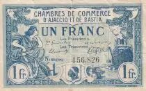 Francia 1 Franc - Chambre de commerce d\'Ajaccio et Bastia - P.03-02