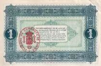 Francia 1 Franc - Chambre de commerce de Calais - 1915 - Serial U.121 - P.36-15