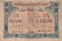 Francia 1 Franc - Chambre de commerce de la R�gion �conomique du Centre - ND - Serial 113 - P.40-7
