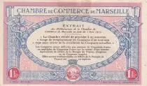 Francia 1 Franc - Chambre de commerce de Marseille - 1917 - Serial D-R - P.79-70