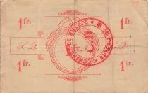 Francia 1 Franc - City of Saint-Quentin - 20-08-1915 - Serial E